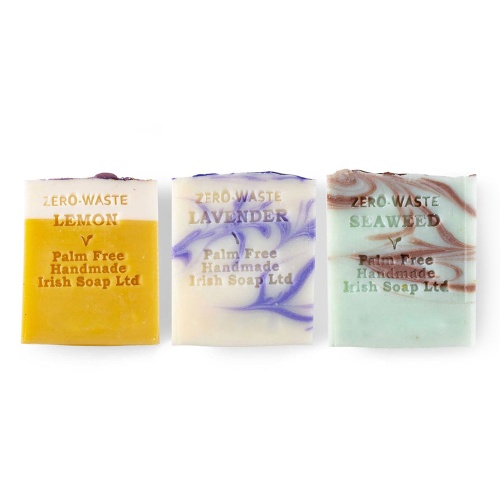 Palm Free Irish Handmade Soap Company - Gift Pack of 3 Mixed Soaps