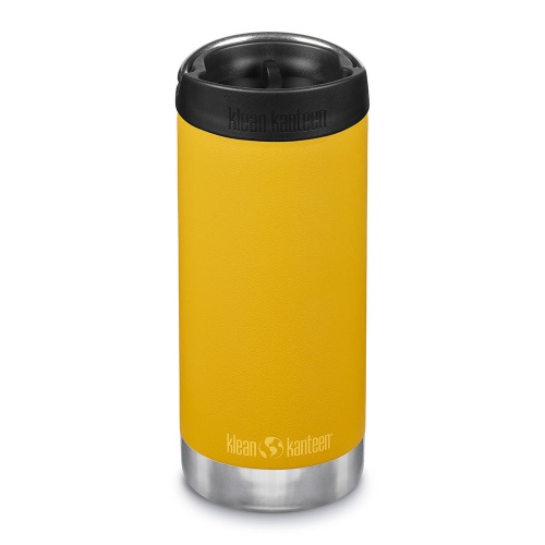 Klean Kanteen Insulated TK Wide - Perfect for Coffee or Cold Drinks 355ml/12oz Cafe Cap Marigold