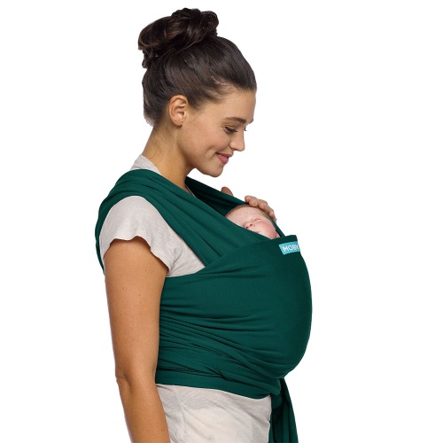 Moby Wrap Classic Stretchy Baby Carrier from Newborn  - Pacific
