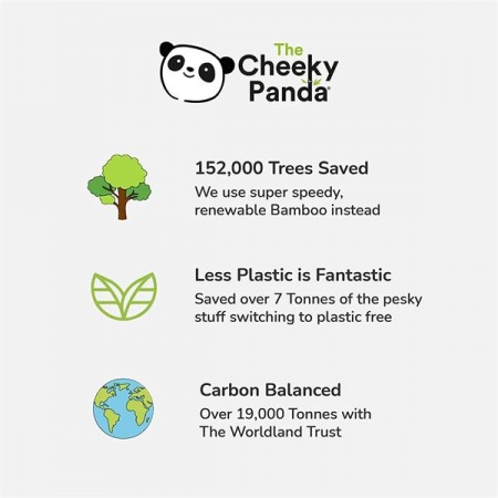 Cheeky Panda 100% Natural & Sustainable Bamboo Toilet Tissues - 24 Rolls