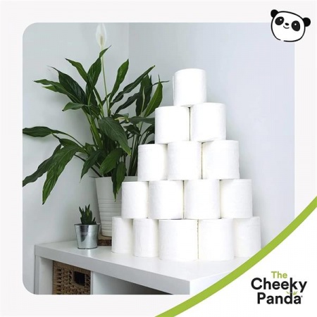 Cheeky Panda 100% Natural & Sustainable Bamboo Toilet Tissues - 48 Rolls