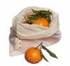 ecoLiving Organic Cotton Produce Bags and Bread Bag 3 Pack