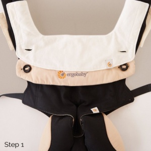 Ergobaby 360 Carrier Teething Pads & Bib - Keep Teething Babies Happy