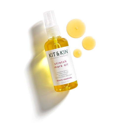Kit & Kin Stretch Mark Oil - Boosts Elasticity - Certified Natural