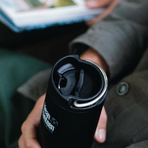 Klean Kanteen Insulated TK Wide - Perfect for Coffee or Cold Drinks On The Go 473ml/16oz Brushed Stainless Steel
