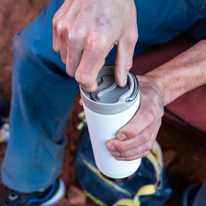 Klean Kanteen Insulated TK Wide - Perfect for Coffee or Cold Drinks On The Go 473ml/16oz Cafe Cap Tofu