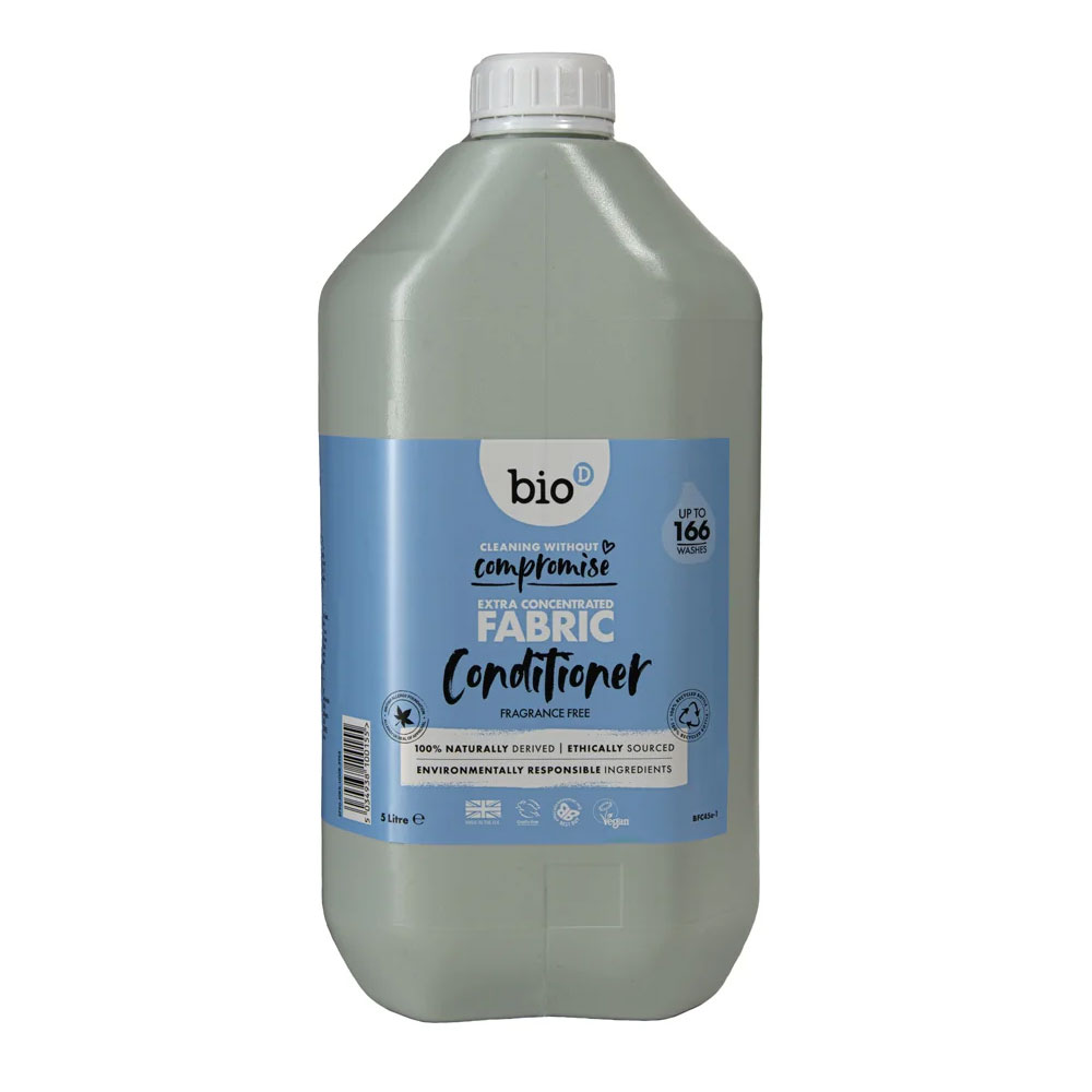 Bio D Concentrated Fabric Conditioner 5 Litre Fragrance Free