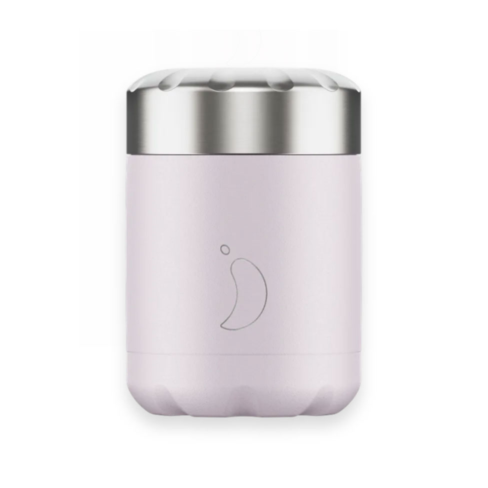 Chilly's Reusable Food Pots - Hot or Cold Foods in Leakproof Container Blush Purple 300ml