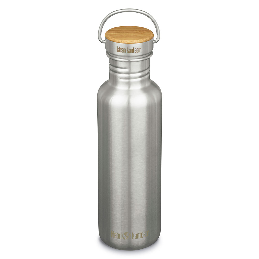 Klean Kanteen Classic Stainless Steel Water Bottle 800ml Reflect Brushed Steel