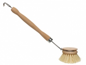 Memo Dishwashing Brush from FSC Wood with 5 Replaceable Heads - Zero Plastic!
