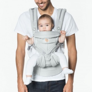 Ergobaby Omni 360 Cool Air 4 Position Newborn to Toddler Baby Carrier Pearl Grey