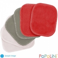 Popolini Organic Cotton Washable Reusable Make Up Remover Pads (6 pack)