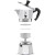 Bialetti Moka Express 3 Cup Coffee Maker - I Love Coffee Collection Steel