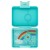 Yumbox Snack Box Tropical Aqua with Rainbow Tray