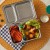 Planetbox Stainless Steel Lunchbox Shuttle Set with Dinos Magnets