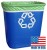 Planetwise Washable Reusable Large Bin Liner - Long Time No Sea