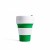 Stojo Reusable Coffee Cup - Collapses Down to Fit in Your Pocket or Bag - Green