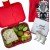 Yumbox 4 Compartment Panino Lunchbox Roar Red (Polar Bear Tray)