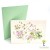 Baglady Eco-friendly Greetings Card - 100% Recycled Paper - Hedgegrow Bouquet