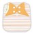bumGenius Elemental Organic Cotton One-Size Cloth Nappy Clementine Stripe