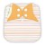 bumGenius Elemental Organic Cotton One-Size Cloth Nappy Clementine Stripe