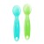 Choo Me First Spoon Learning Utensil - Wide Grip -  Teeth Friendly - 2 Pack