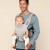 Ergobaby Aerloom Baby Carrier - Activewear Material to Move & Stretch - Slate Grey