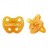 Hevea Natural Baby Soother 2 Pack Symmetrical Teat -Hygienic Seamless Design