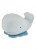 Hevea Upcycled Rubber Squeeze'N'Splash Whale Bath Toy - Blizzard blue