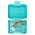 Yumbox Snack Box Tropical Aqua with Rainbow Tray