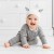 Kit & Kin Supersoft Organic Cotton Baby Hat With Bunny Ears White