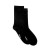 Polly and Andy Bamboo Socks with Super Soft Top Black
