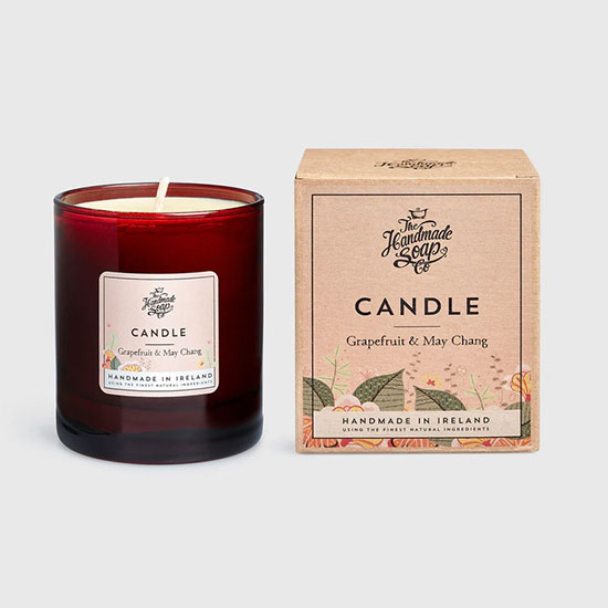 The Handmade Soap Co Grapefruit & May Chang Candle