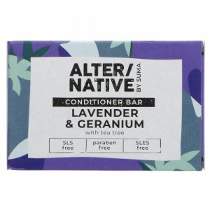 Alter/native Deeply Nourishing Hair Conditioner Bar - Zero Plastic - Lavender and Geranium