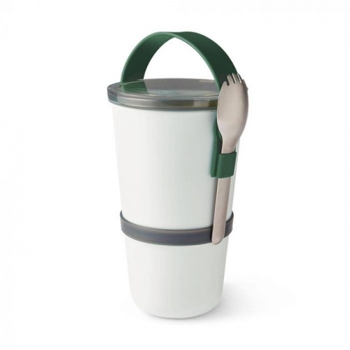 Black and Blum Original Lunch Pot - 2 in 1 Leak Proof Pots for Breakfast or Lunch