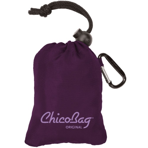 Chicobag Reusable Shopping Bag with Pouch for Handy Storage Purple
