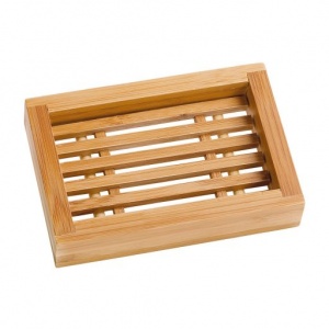 Croll and Denecke Bamboo Soap Dish Slatted