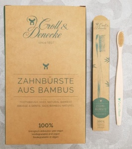 Croll and Denecke Bamboo Toothbrush Kids Size Bulk Buy 12 Pack