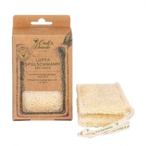 Croll and Denecke Kitchen Loofah Sponge | Zero Waste | Compostable | 2 Pack