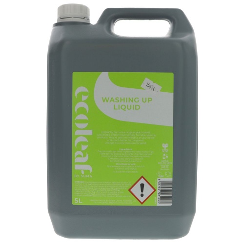 Ecoleaf Concentrated Washing Up Liquid - Citrus Grove 5 Litre Refill