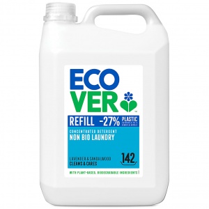 Ecover Concentrated Non-Bio Laundry Liquid Value 5Ltr - Perfect for your Families Skin (142 washes)