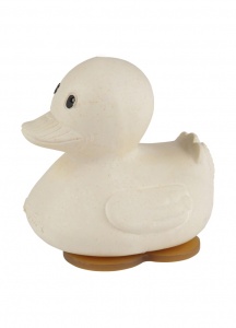 Hevea Upcycled Rubber Squeeze'N'Splash Rubberduck Bath Toy - Sand