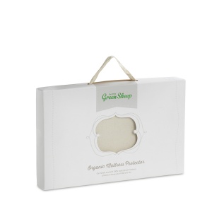 The Little Green Sheep Organic Cotton Mattress Protector for Cribs