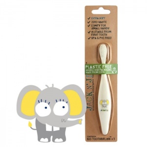 Jack n Jill Bio Toothbrush Compostable and Biodegradable Elephant