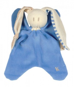 Keptin Jnr Toddel - Organic Cotton Baby Comforter / Soft Toy - Blue