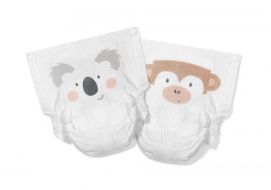 Kit & Kin High Performance Eco Friendly Nappies Size 5 Monthly Box 11kg+/24lbs+