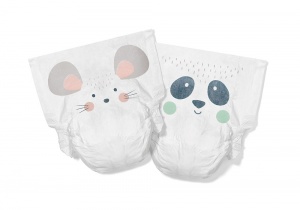Kit & Kin High Performance Eco Friendly Nappies Size 2 - 4-8kg/9-18lbs (38 nappies)
