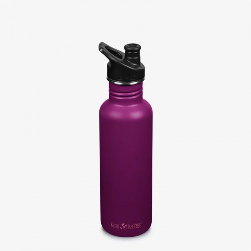 Klean Kanteen Classic Stainless Steel Water Bottle 800ml Purple Potion