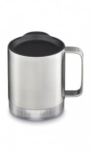 Klean Kanteen Insulated Camp Mug - From Campfire to Coffee Shop - 355ml Brushed Steel