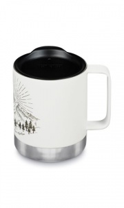 Klean Kanteen Insulated Camp Mug - From Campfire to Coffee Shop - 355ml Mountain Matte White